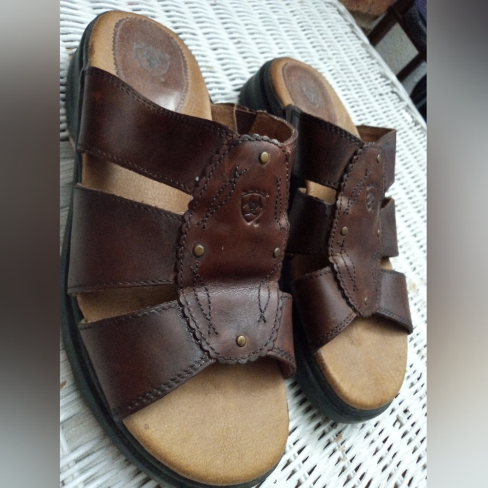Ariat Brown Leather Sandals